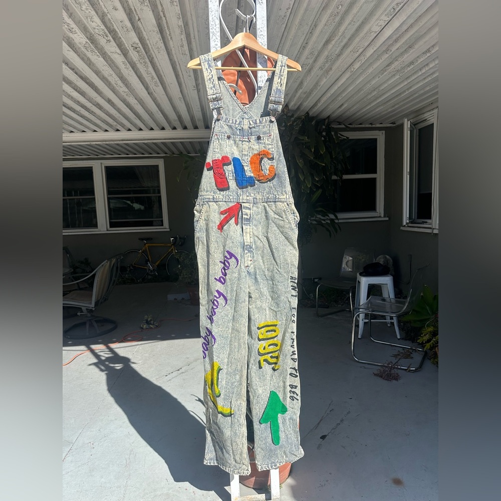 Vintage TLC Cross Colours Denim Overalls